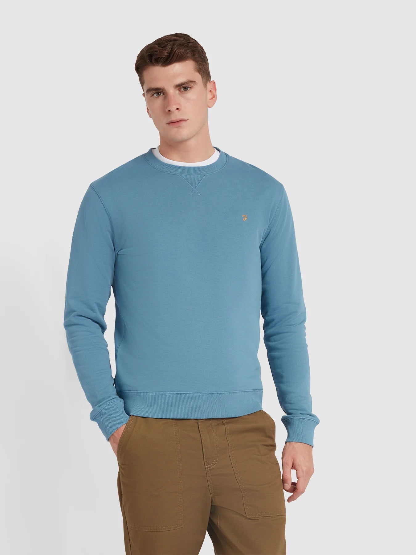 FARAH Tim New Crew Sweatshirt Matt O Brien Fashions