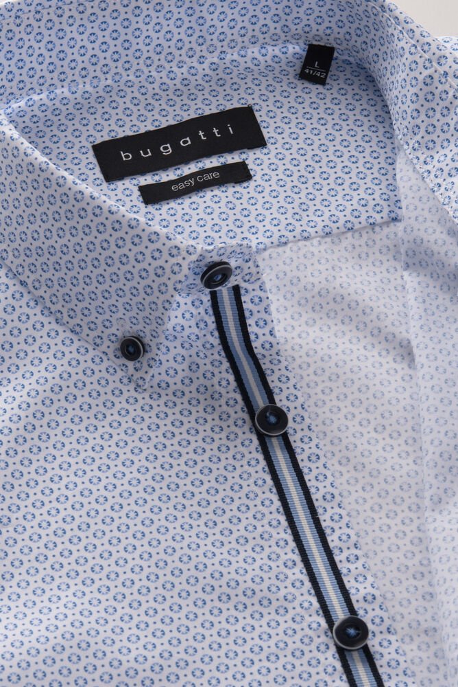 Bugatti Modern Fit Print Shirt - Matt O'Brien Fashions