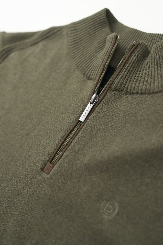 Bugatti Quarter Zip Jumper - Matt O'Brien Fashions