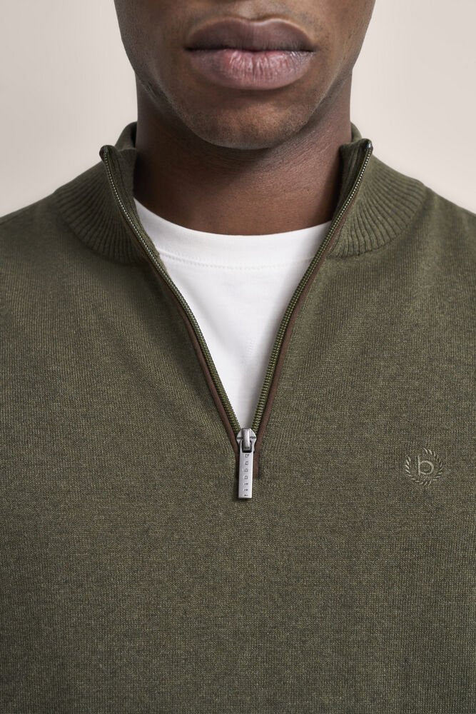 Bugatti Quarter Zip Jumper - Matt O'Brien Fashions