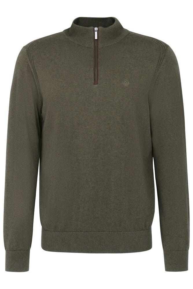 Bugatti Quarter Zip Jumper - Matt O'Brien Fashions