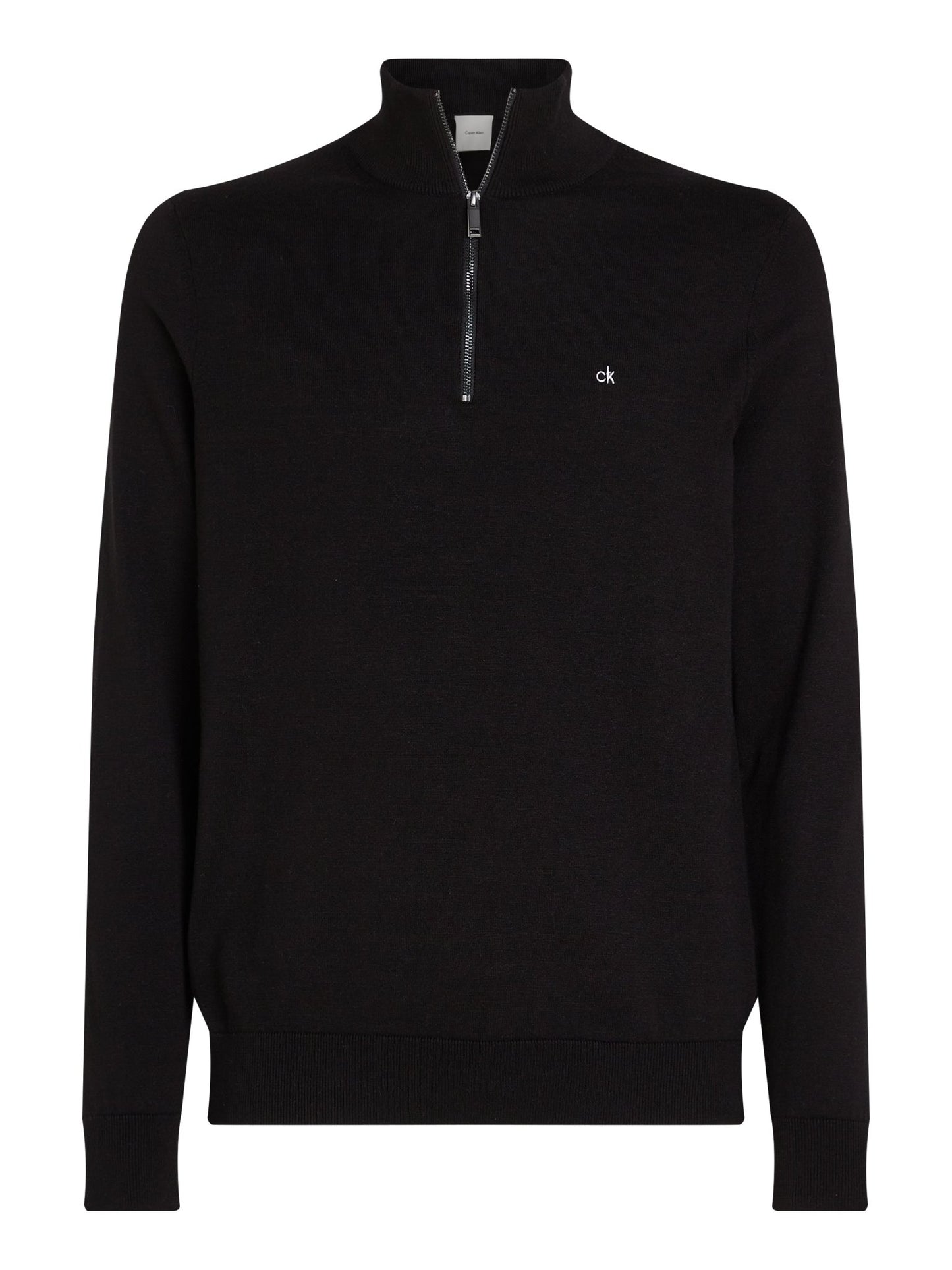 Calvin Klein Cotton Silk Quarter Zip Jumper - Matt O'Brien Fashions