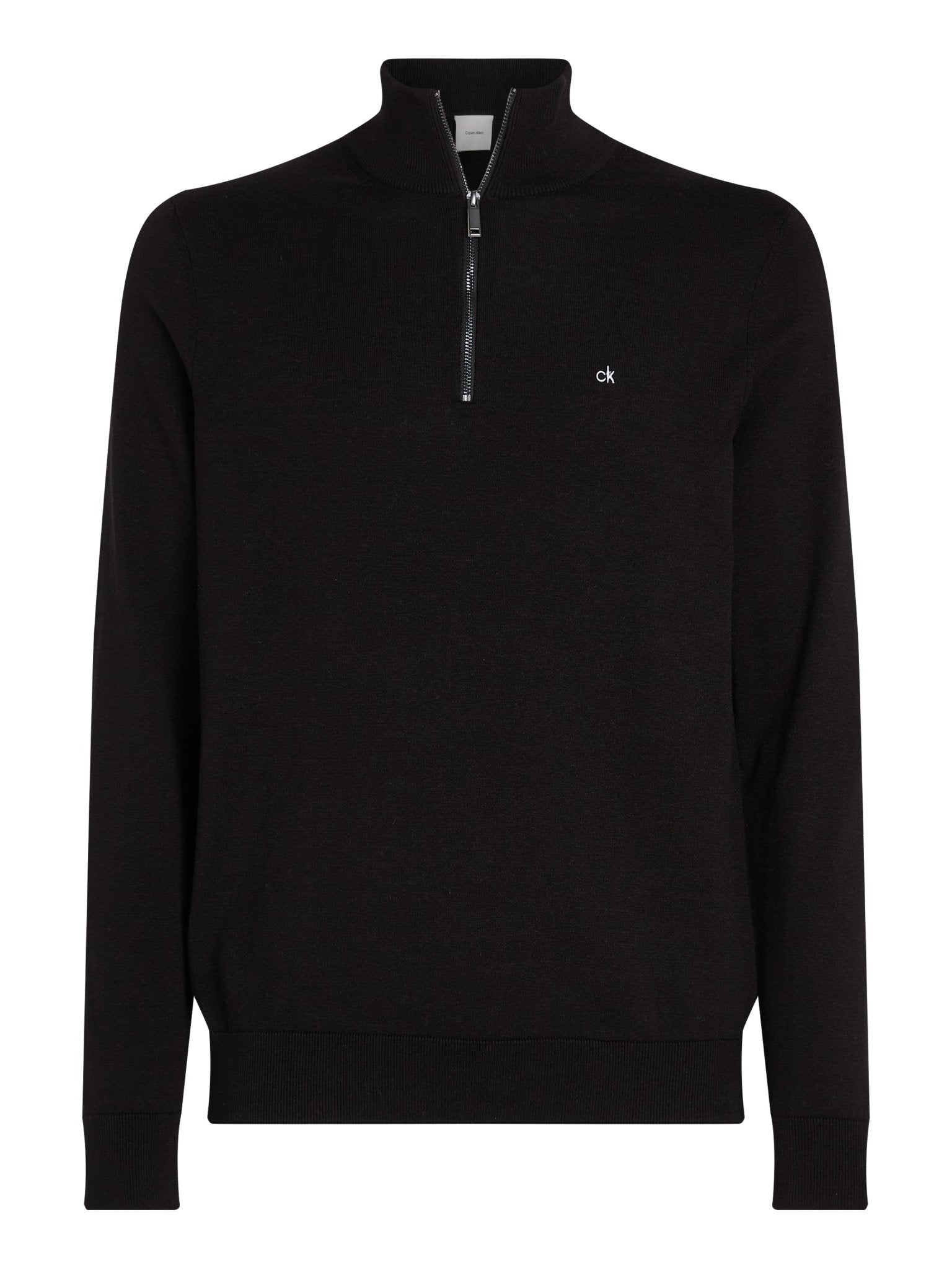 Calvin Klein Cotton Silk Quarter Zip Jumper - Matt O'Brien Fashions