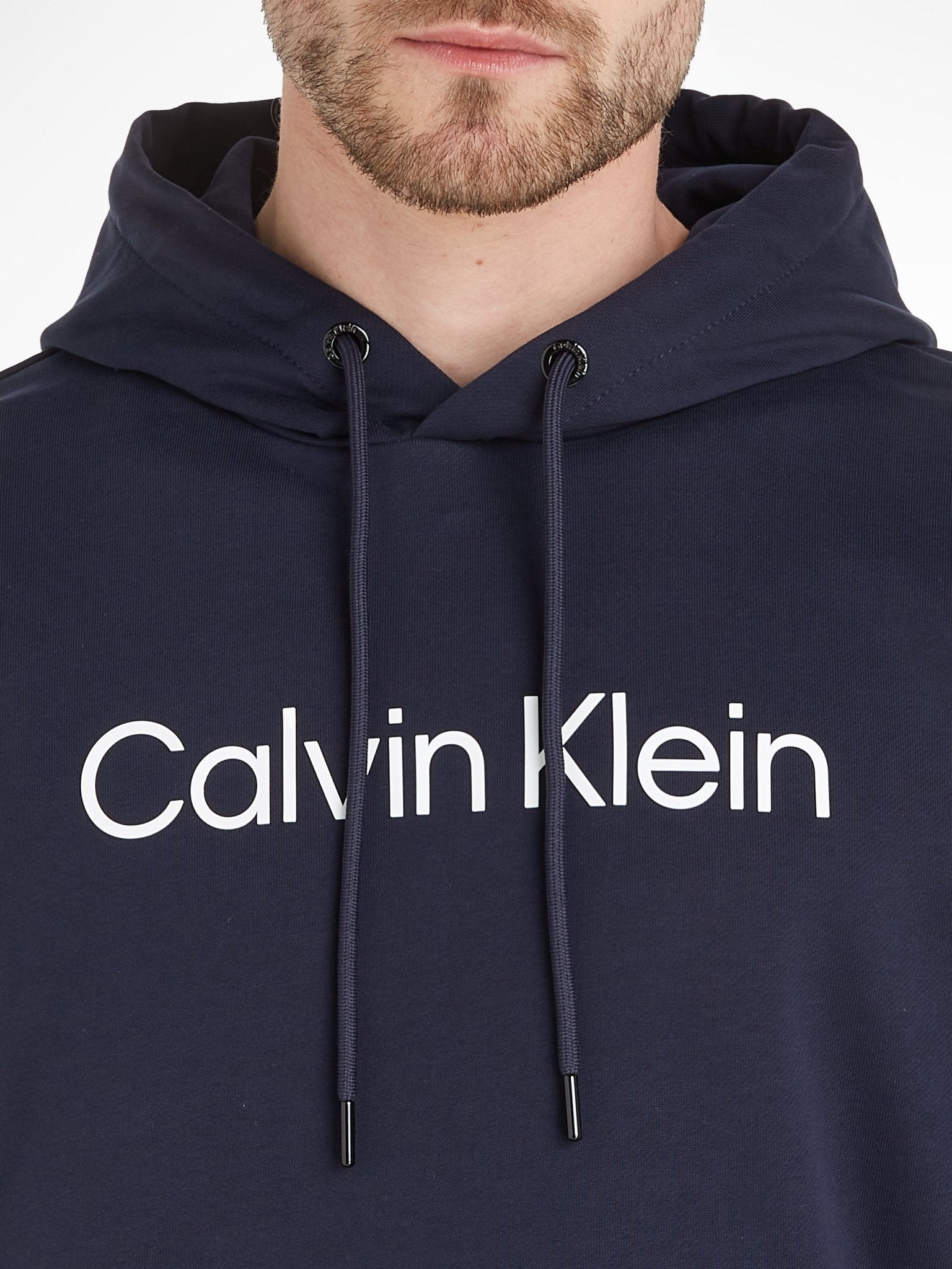 Calvin klein navy hoodie best sale