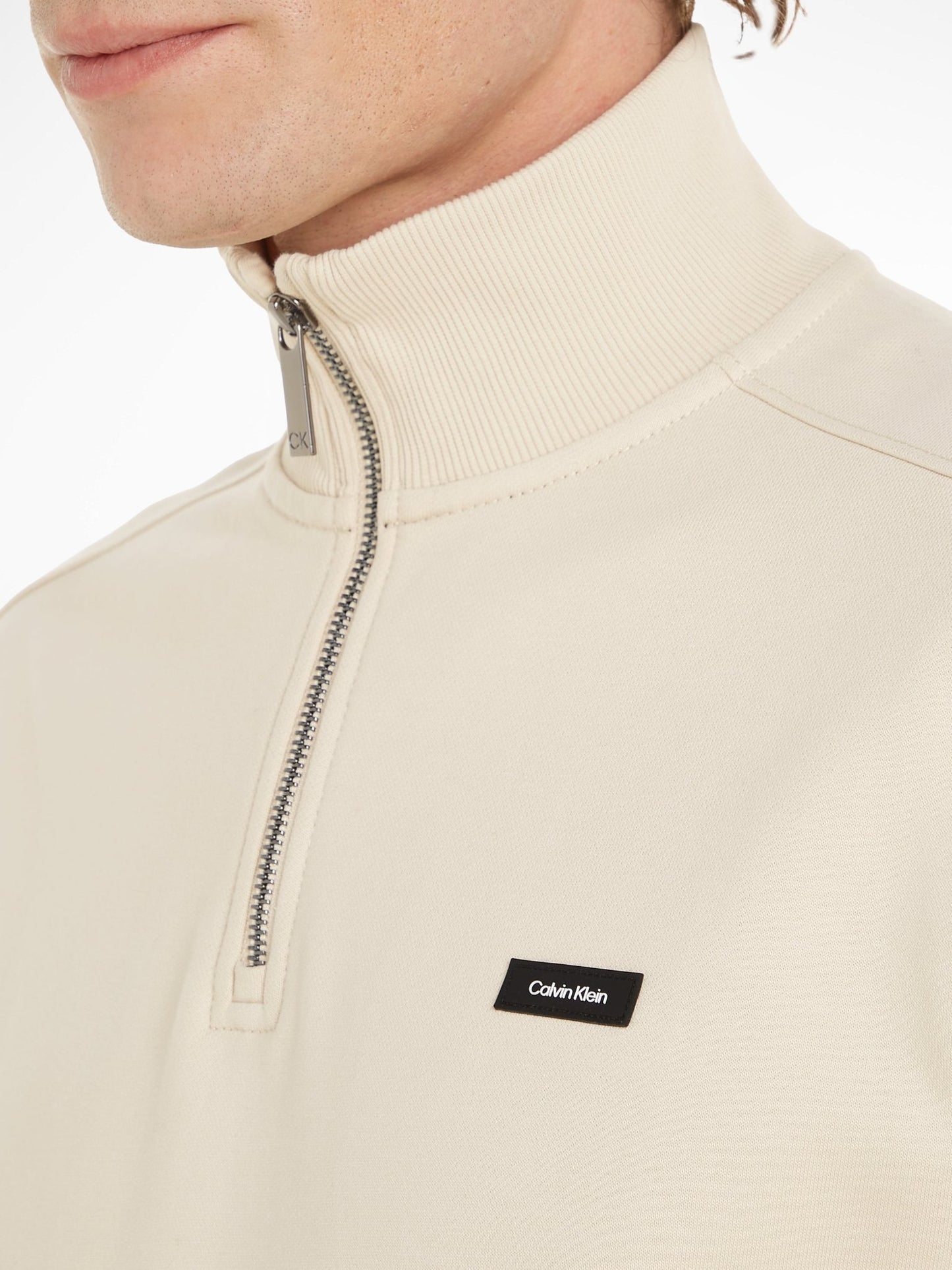 Calvin Klein Zip Neck Sweatshirt - Matt O'Brien Fashions