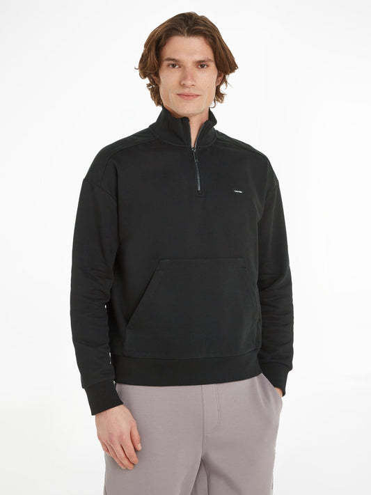 Calvin Klein Zip Neck Sweatshirt - Matt O'Brien Fashions