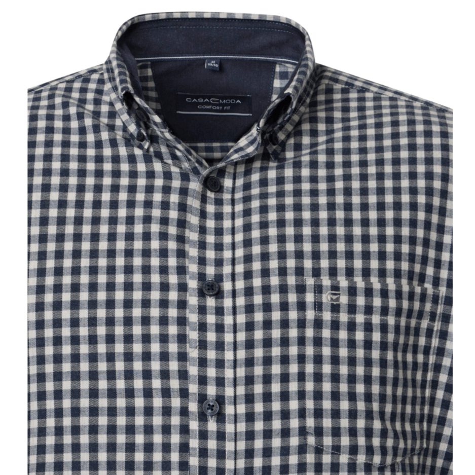 Casa Moda Button Down Comfort Fit Check Shirt - Matt O'Brien Fashions