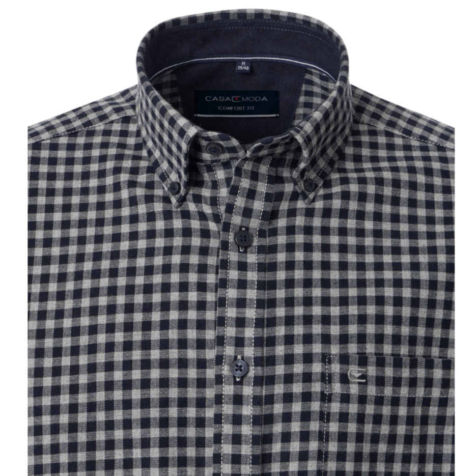 Casa Moda Button Down Comfort Fit Check Shirt - Matt O'Brien Fashions