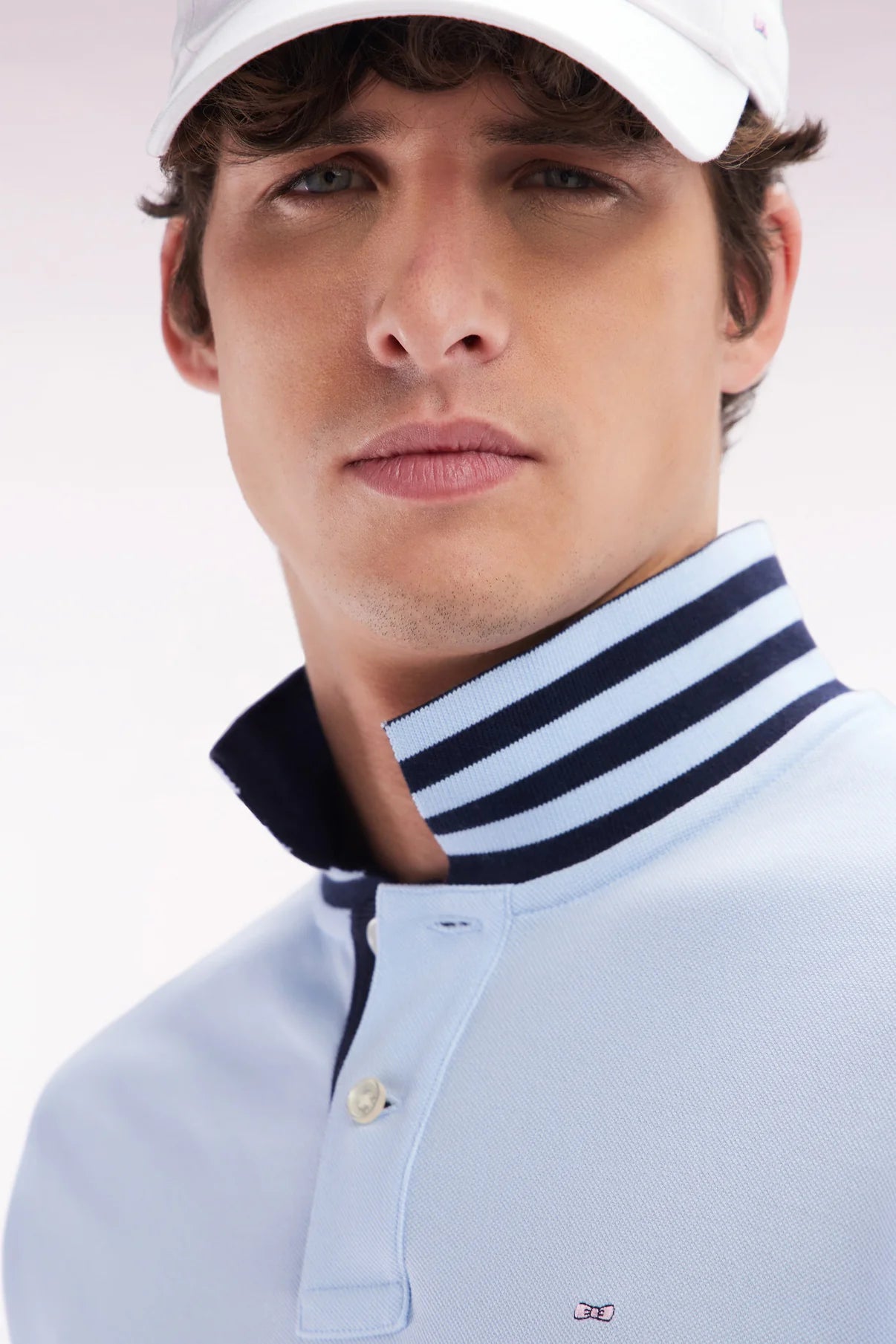 Eden Park Capitaine Contrast Collar Polo - Matt O'Brien Fashions