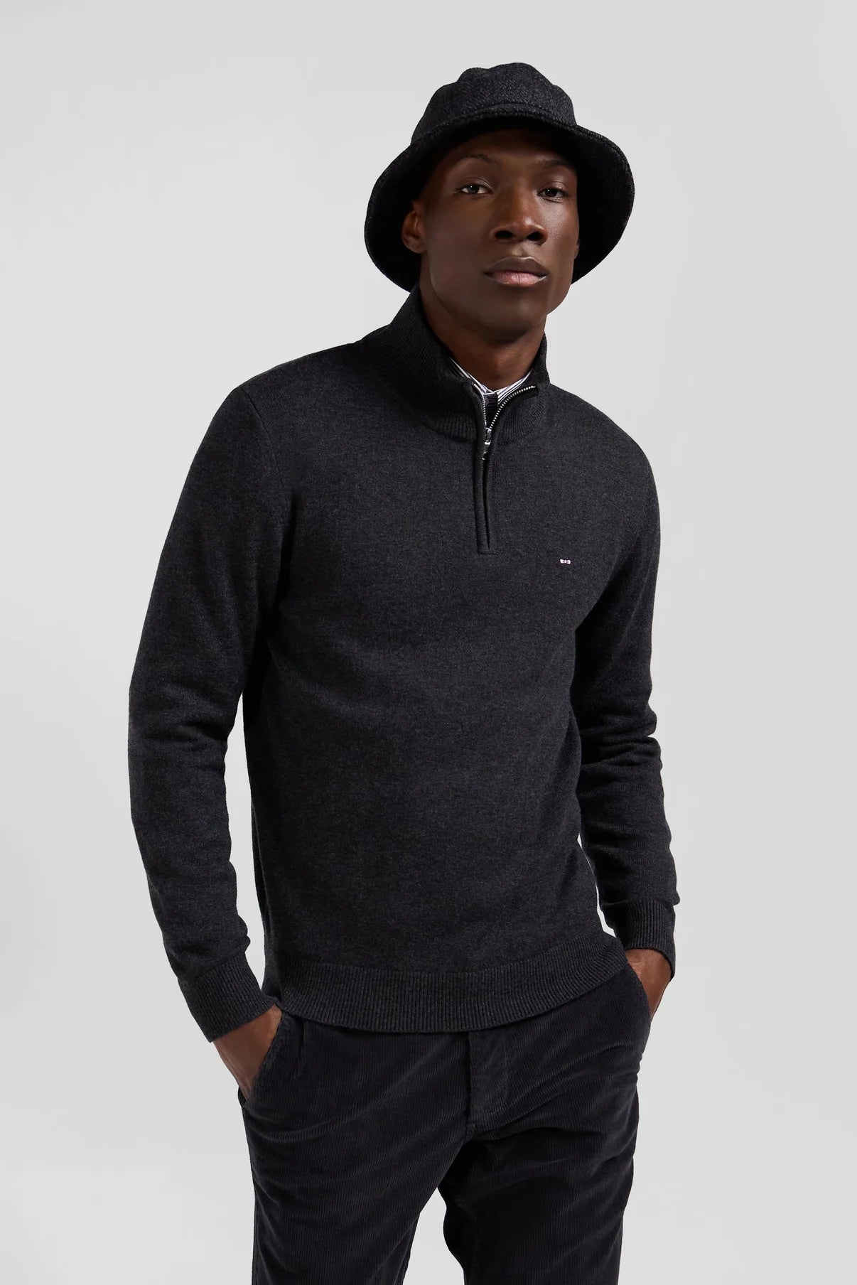 Eden Park Cotton Wool Quarter Zip - Matt O'Brien Fashions