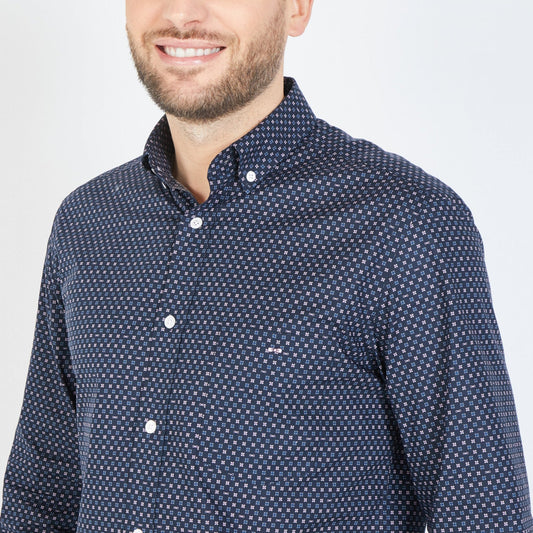 Eden Park Regular Fit Printed Shirt - Matt O'Brien Fashions