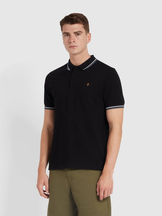 Farah Alvin Tipped Polo - Matt O'Brien Fashions