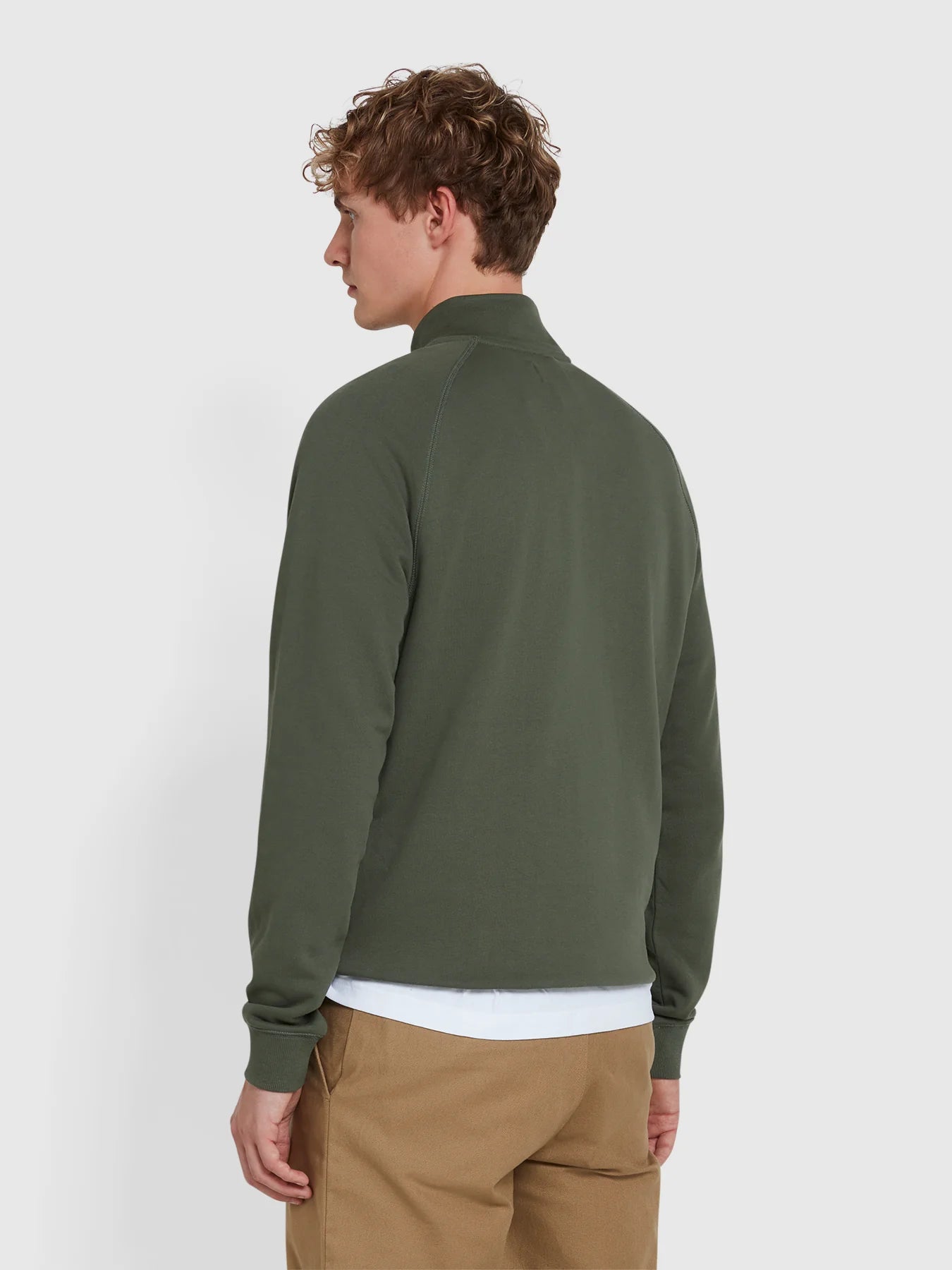 FARAH Jim Quarter Zip Sweatshirt - Matt O'Brien Fashions