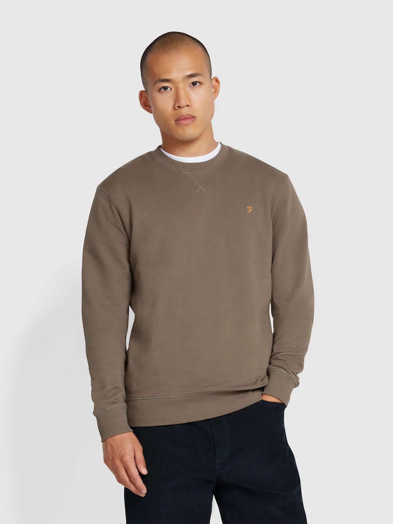 FARAH Tim New Crew Sweatshirt - Matt O'Brien Fashions