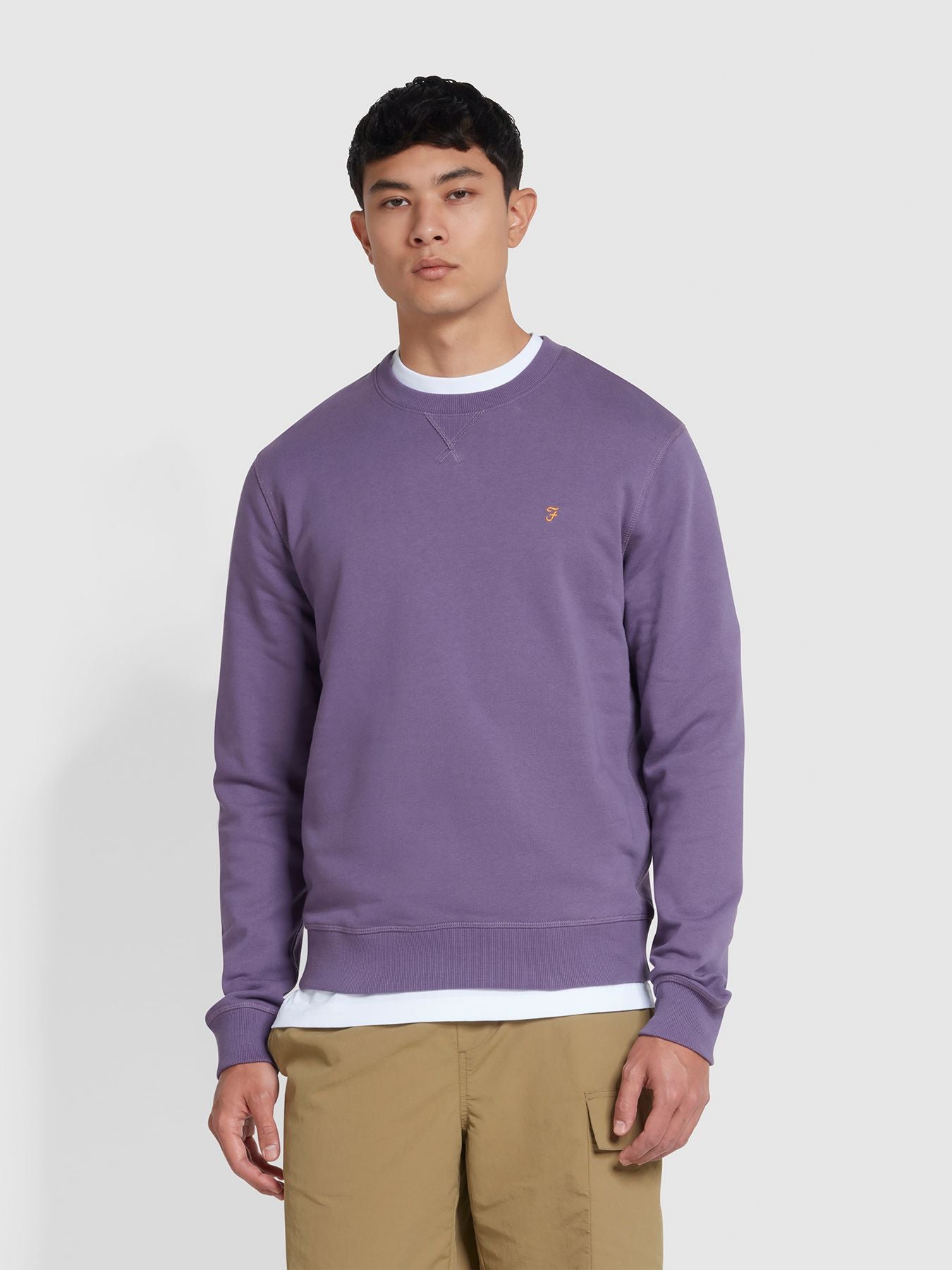 FARAH Tim New Crew Sweatshirt - Matt O'Brien Fashions