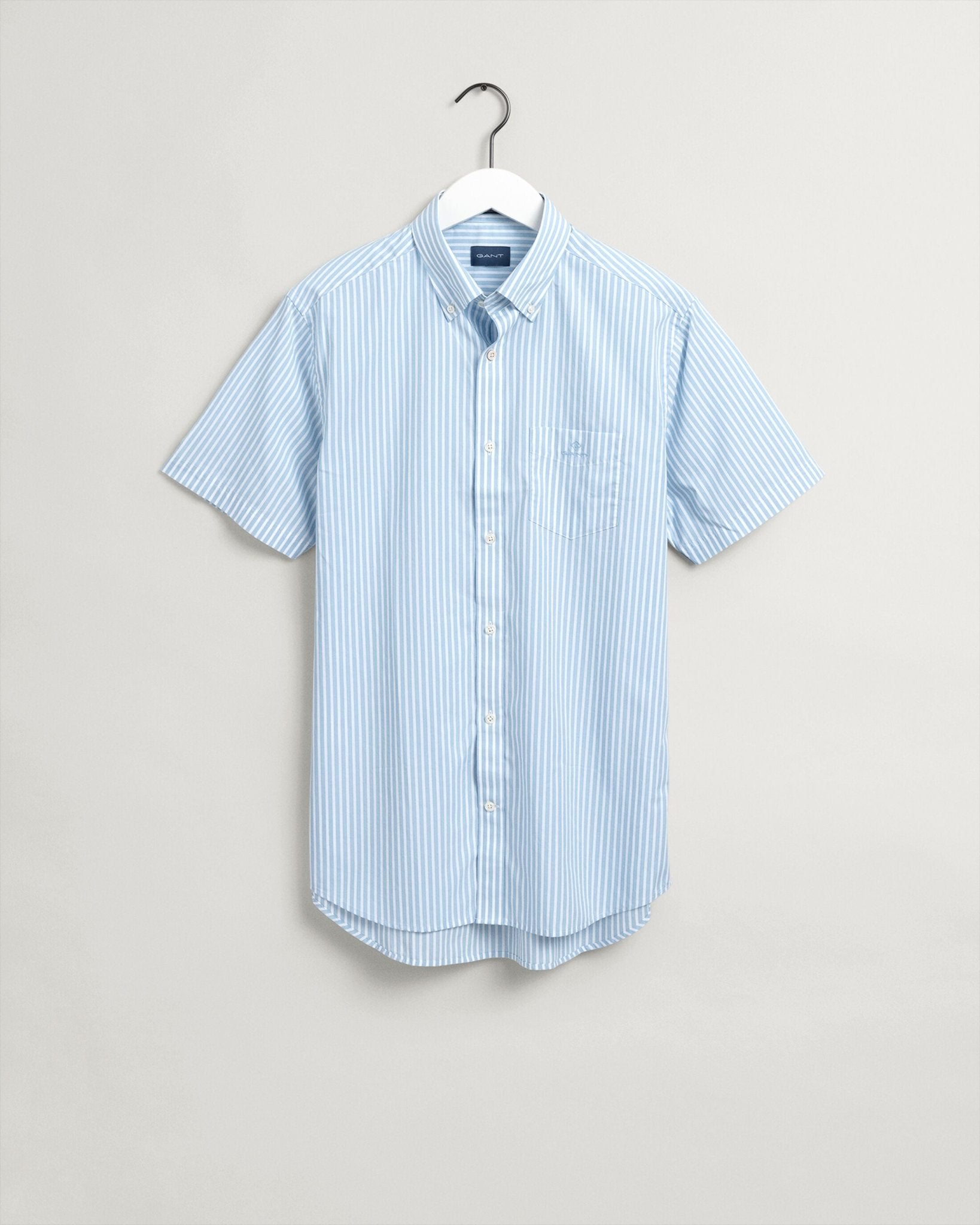 GANT Broadcloth Stripe Short Sleeve Shirt - Matt O'Brien Fashions