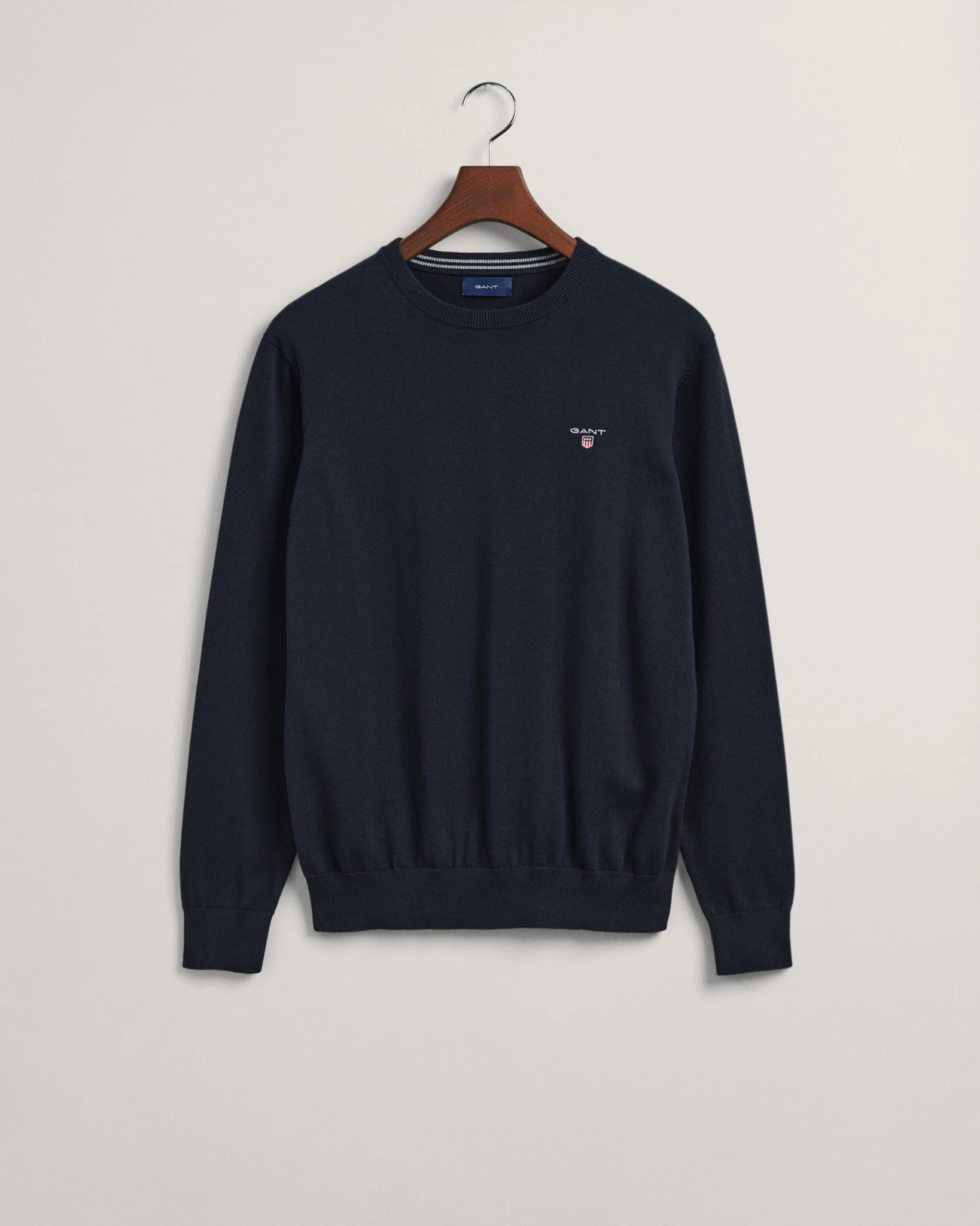 GANT Classic Cotton Crew Neck - Matt O'Brien Fashions