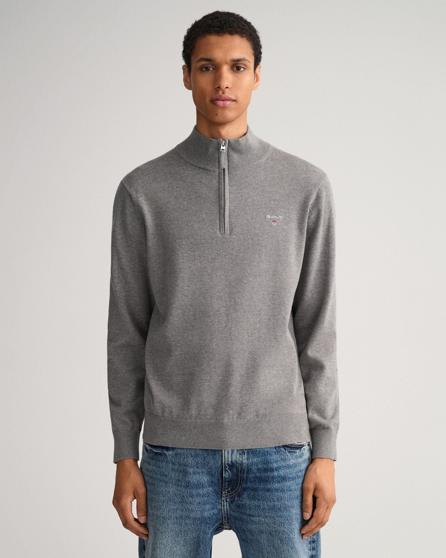 GANT Classic Cotton Half Zip - Matt O'Brien Fashions