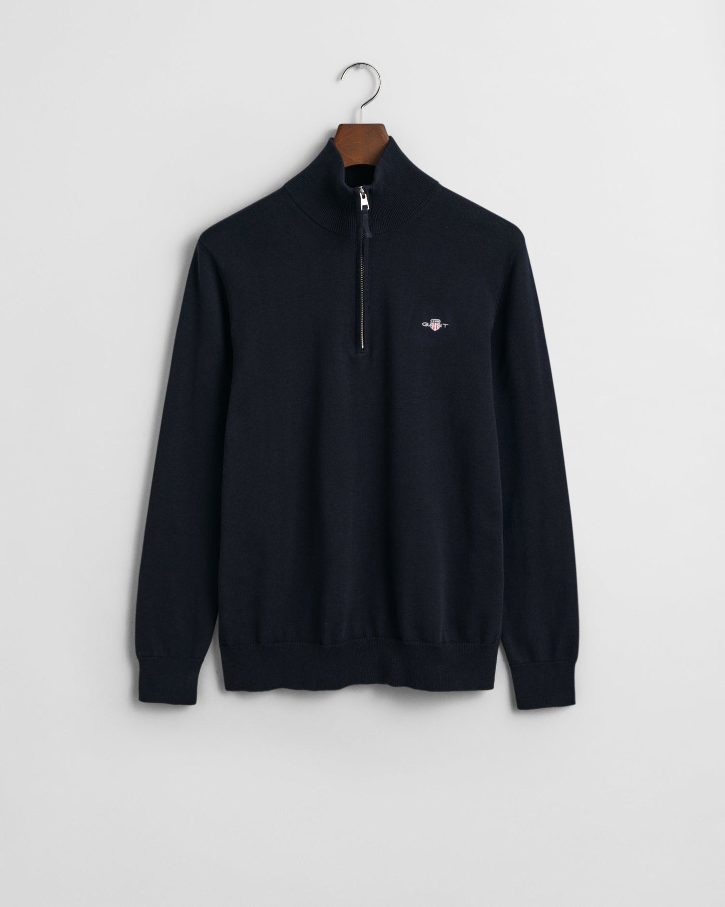 GANT Classic Cotton Half Zip Jumper - Matt O'Brien Fashions