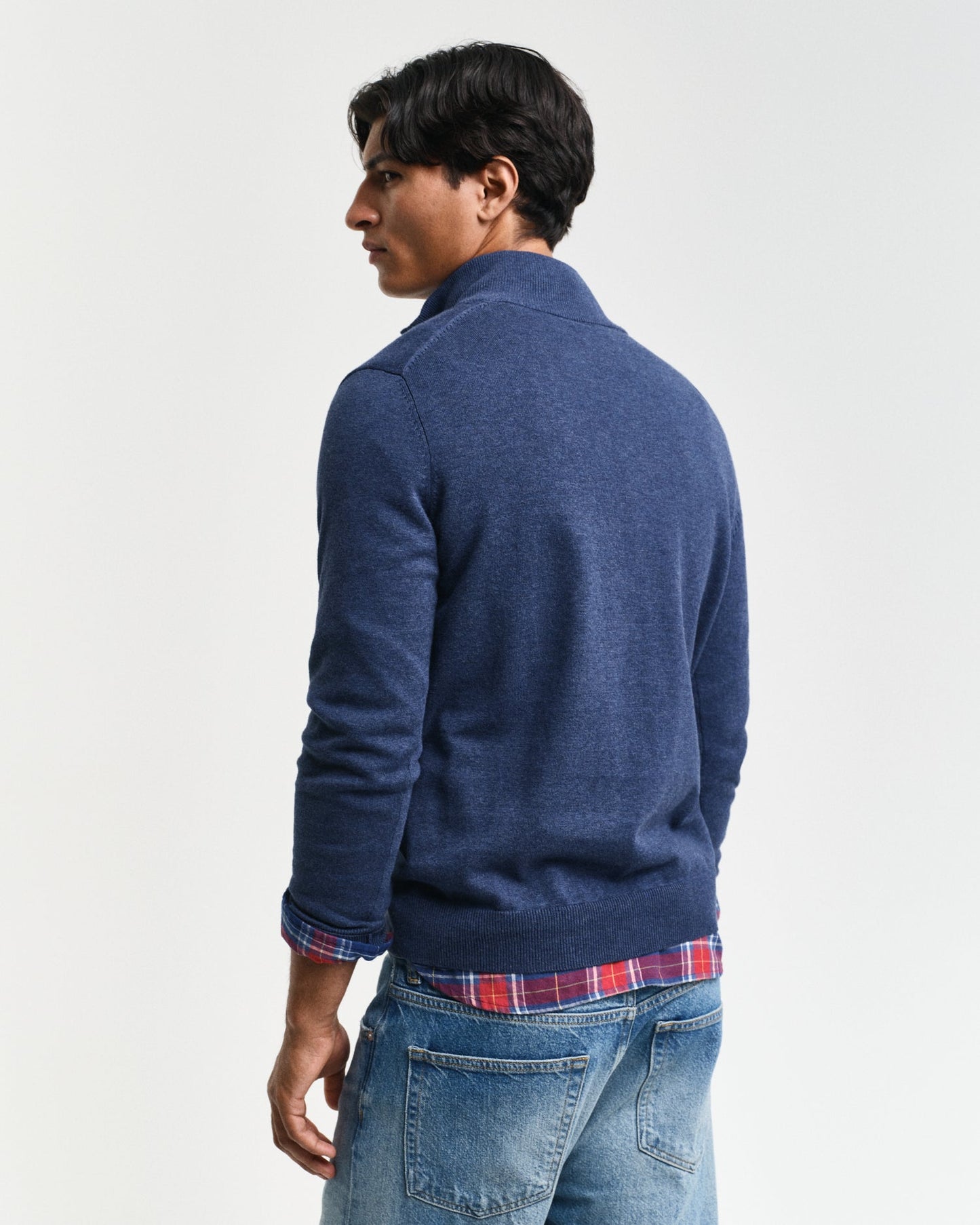 GANT Classic Cotton Half Zip Jumper - Matt O'Brien Fashions