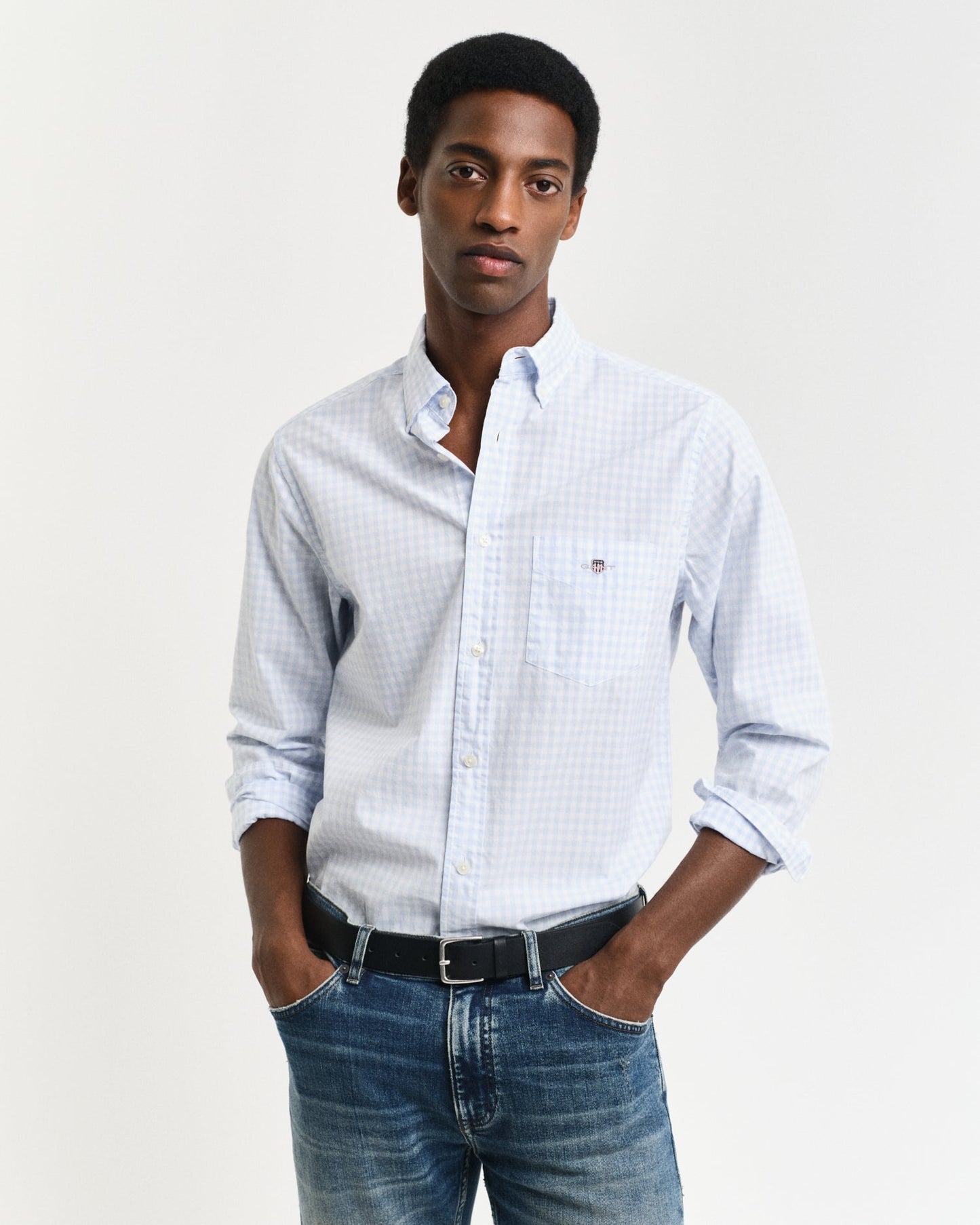 GANT Classic Poplin Gingham Shirt - Matt O'Brien Fashions