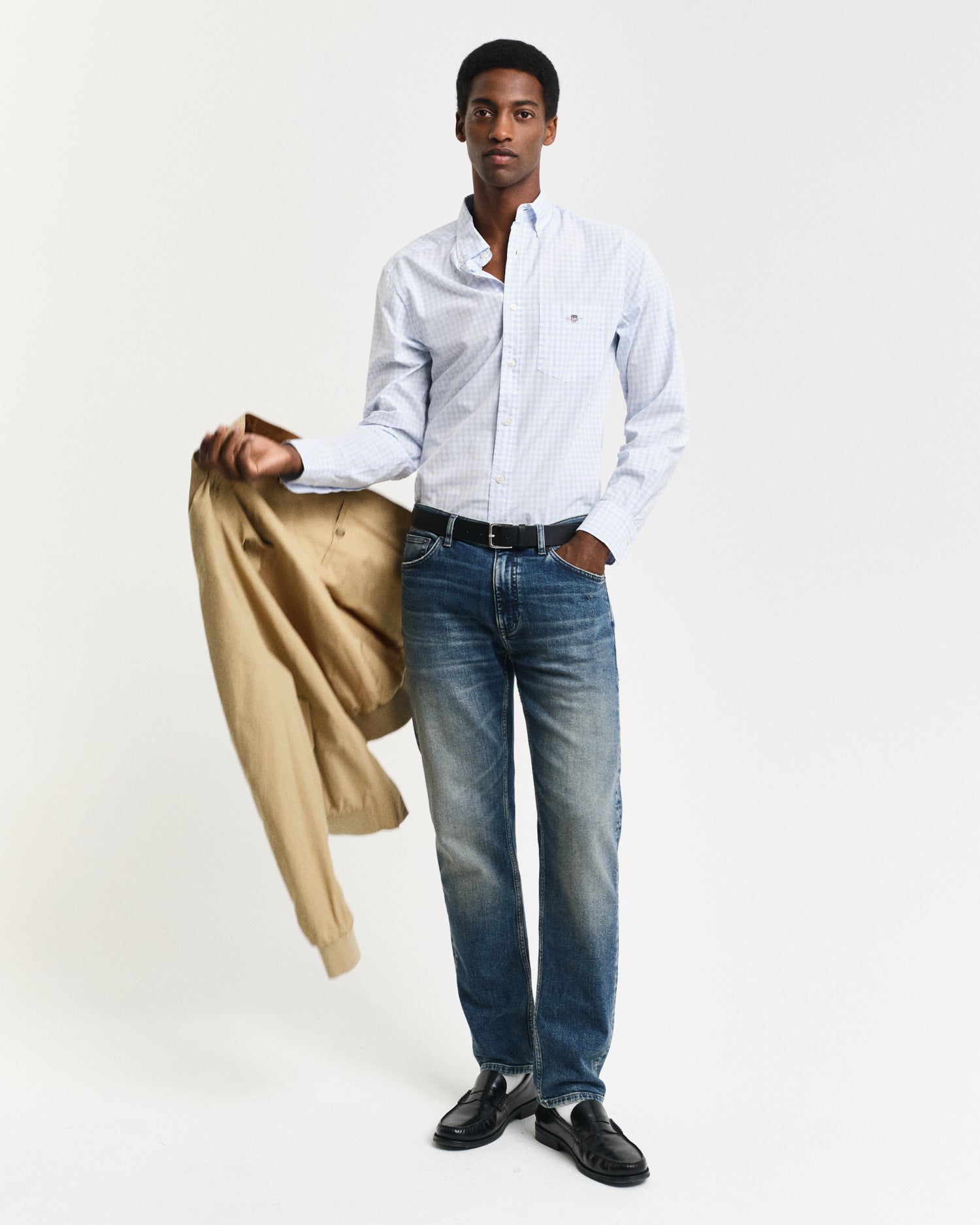 GANT Classic Poplin Gingham Shirt - Matt O'Brien Fashions