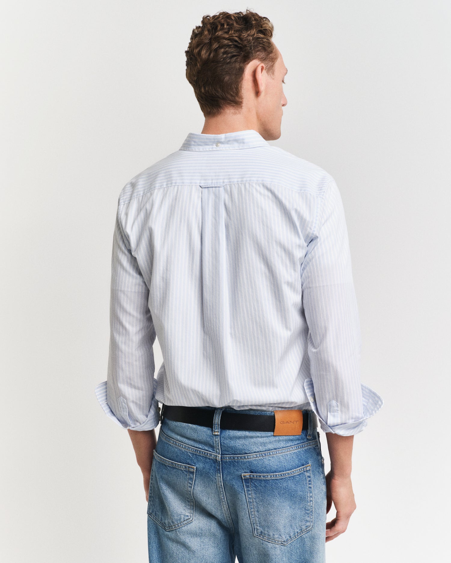 GANT Classic Poplin Stripe Shirt - Matt O'Brien Fashions