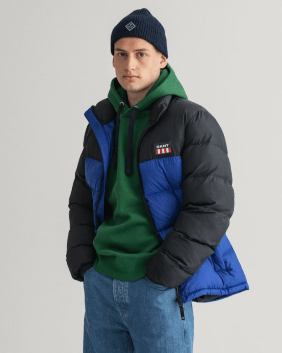 GANT Colour Block Puffer Jacket - Matt O'Brien Fashions