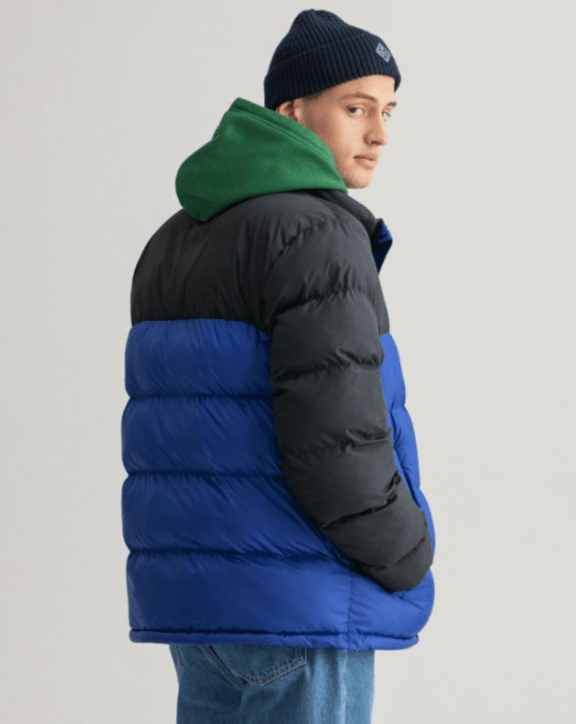 GANT Colour Block Puffer Jacket - Matt O'Brien Fashions