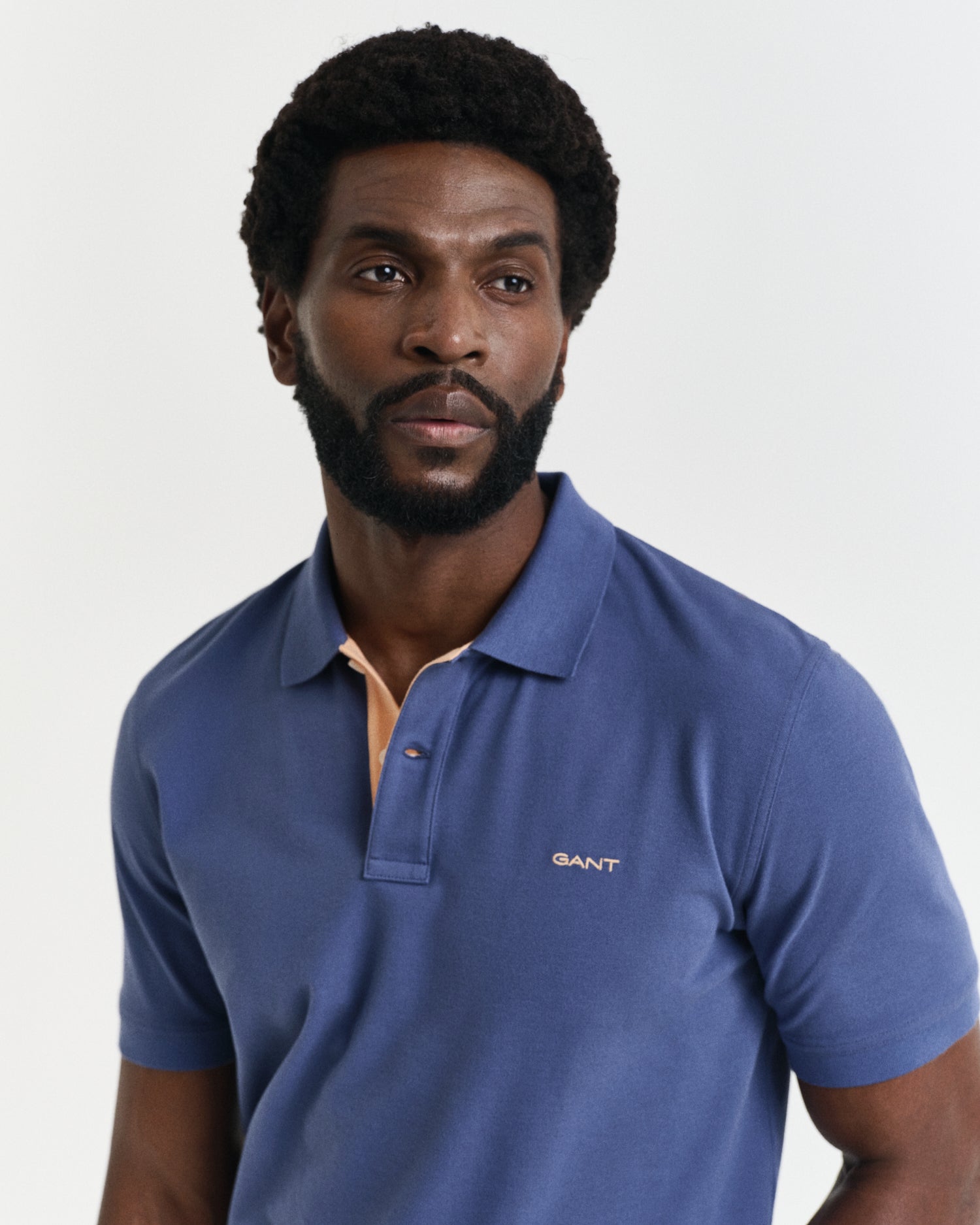 Gant Contrast Pique Short Sleeve Rugger - Matt O'Brien Fashions