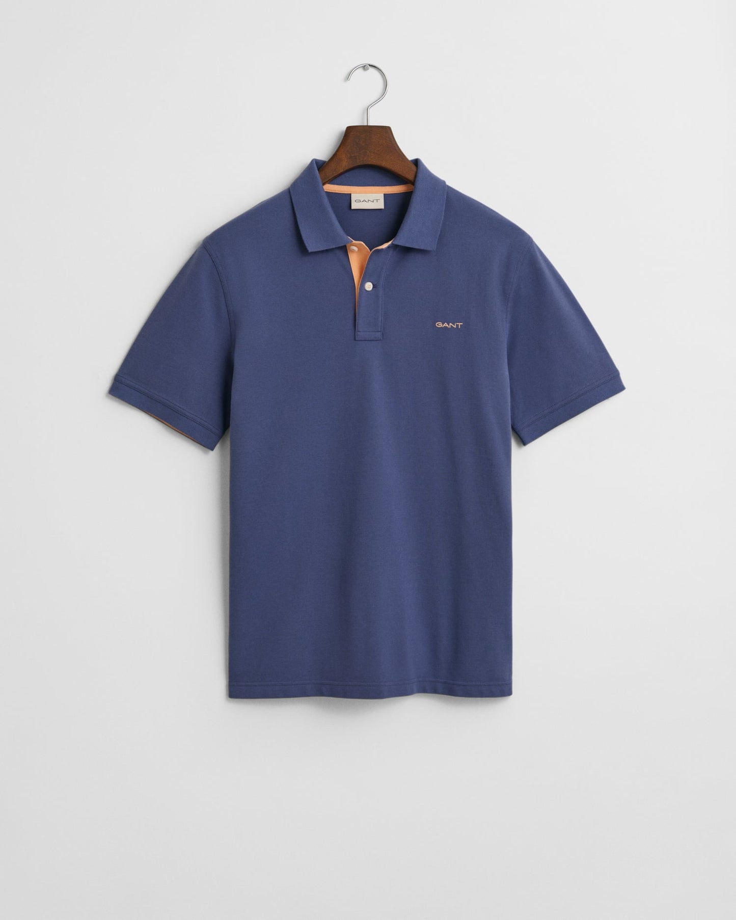 Gant Contrast Pique Short Sleeve Rugger - Matt O'Brien Fashions