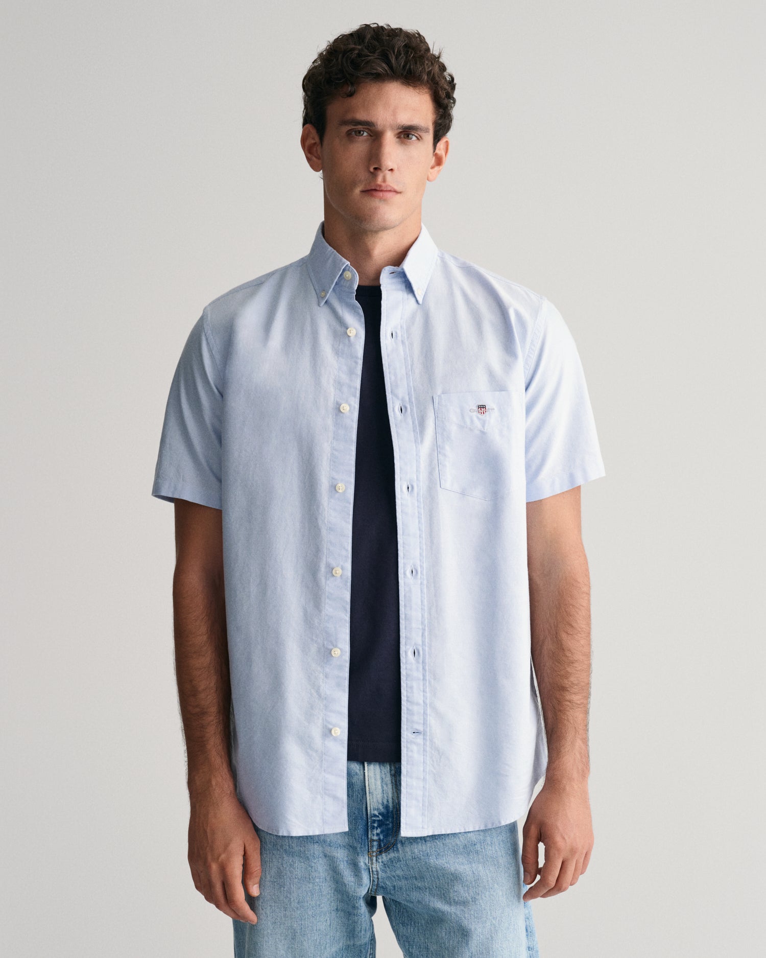 GANT Regular Classic Oxford Short Sleeve Shirt - Matt O'Brien Fashions