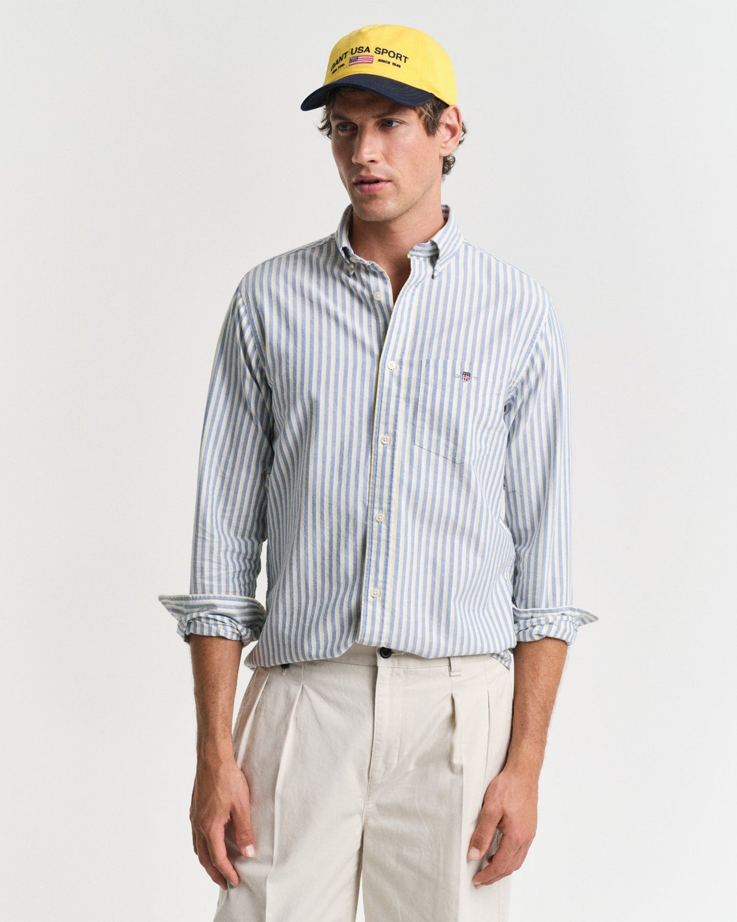 GANT Regular Classic Oxford Stripe Shirt - Matt O'Brien Fashions