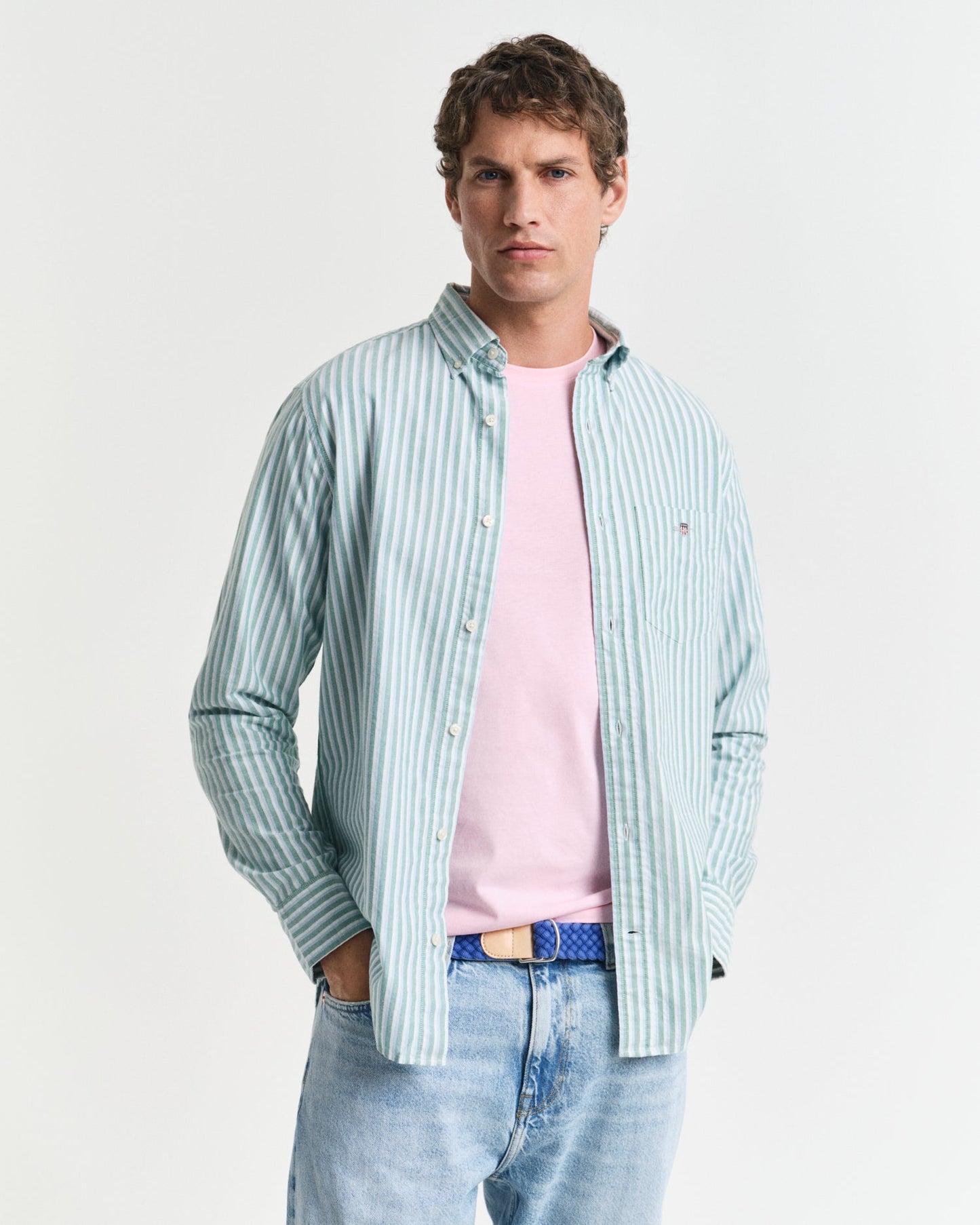 GANT Regular Classic Oxford Stripe Shirt - Matt O'Brien Fashions