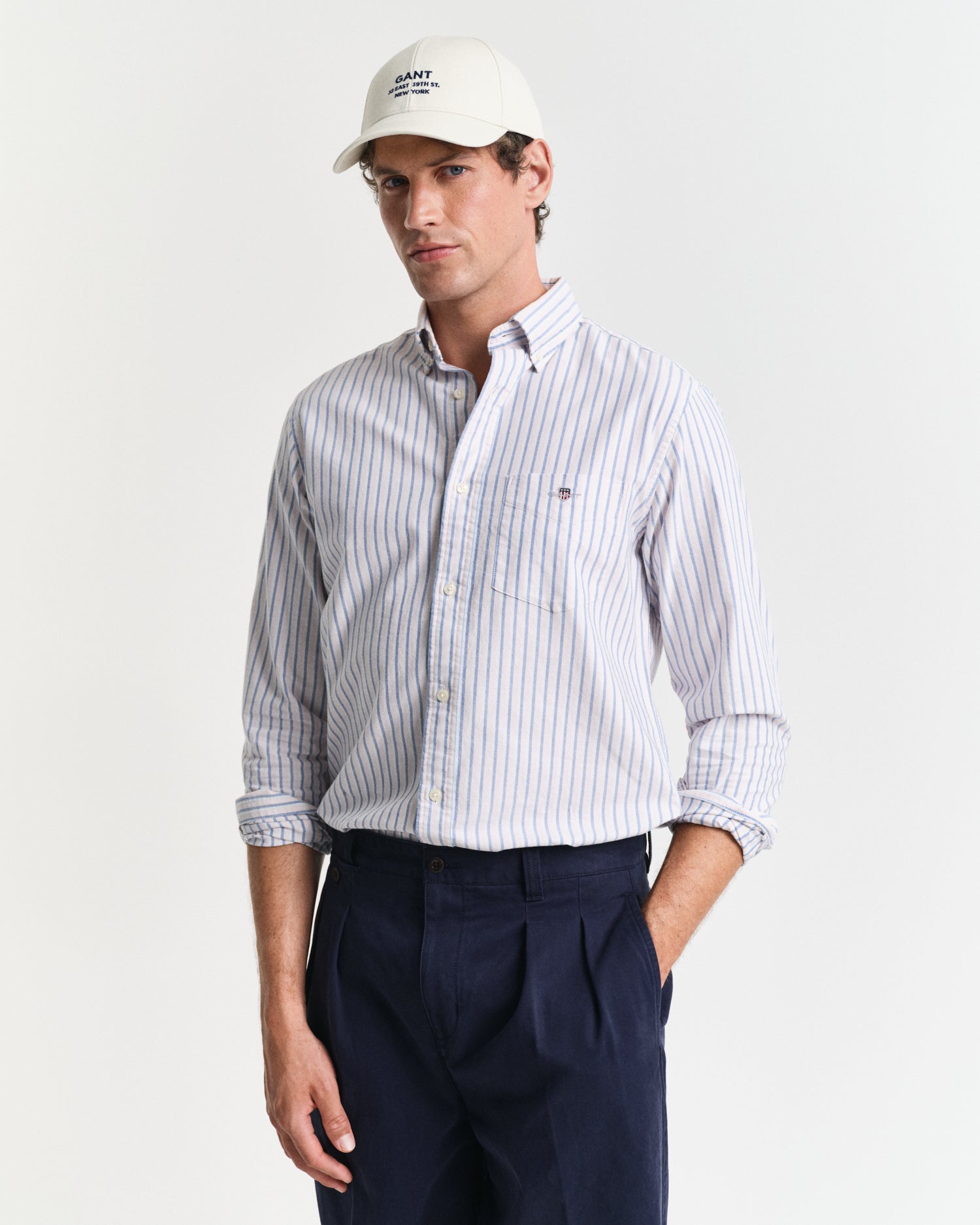 GANT Regular Classic Oxford Stripe Shirt - Matt O'Brien Fashions