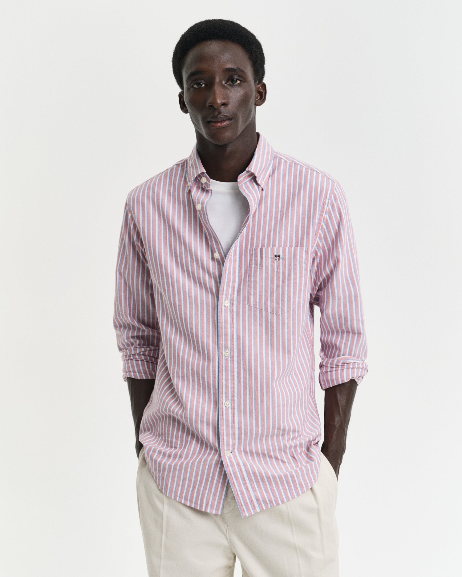 GANT Regular Classic Oxford Stripe Shirt - Matt O'Brien Fashions