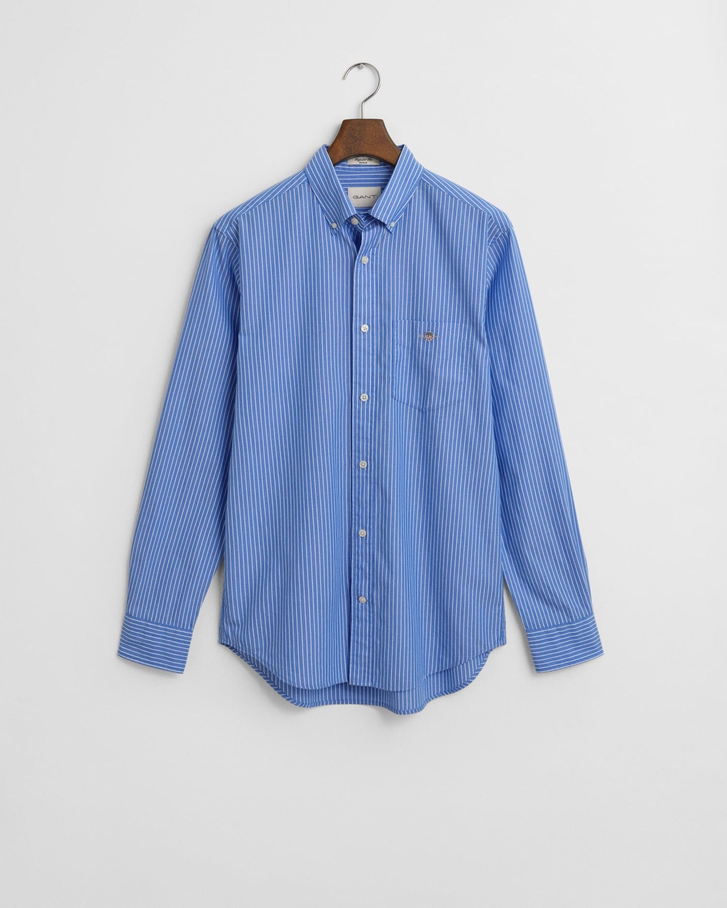 GANT Regular Classic Poplin Stripe Shirt - Matt O'Brien Fashions