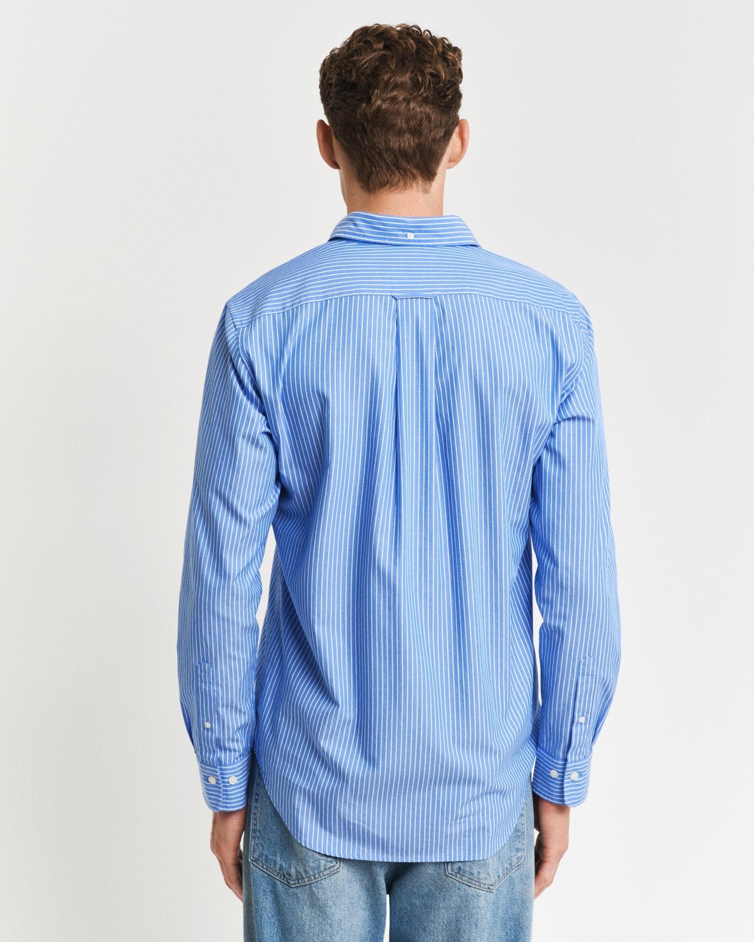 GANT Regular Classic Poplin Stripe Shirt - Matt O'Brien Fashions