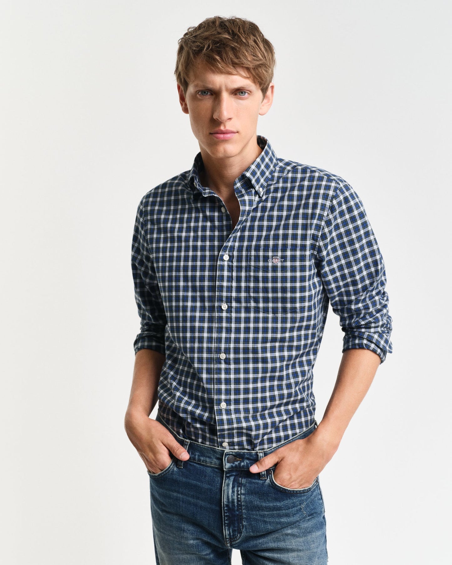 GANT Regular Classic Tartan Shirt - Matt O'Brien Fashions