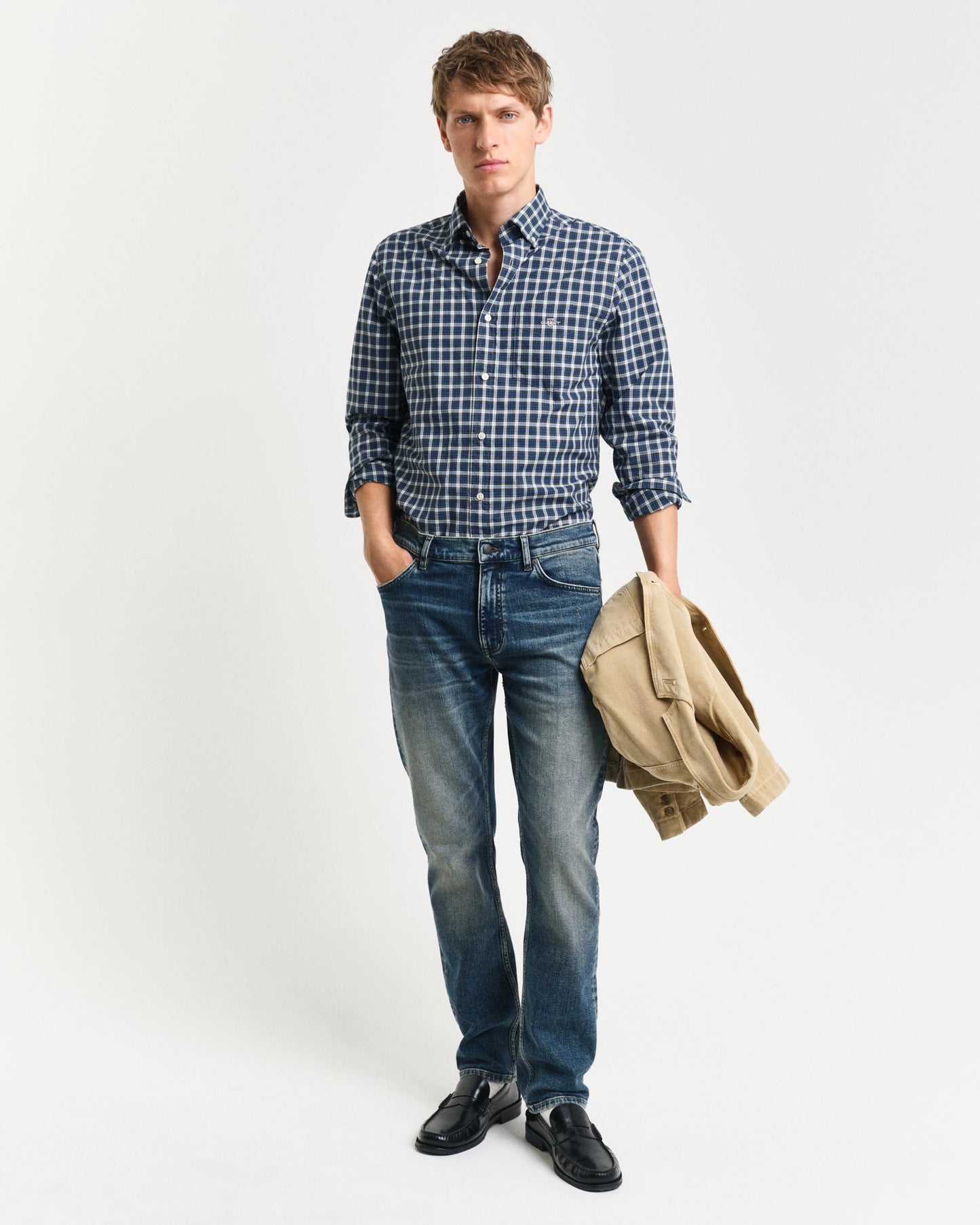 GANT Regular Classic Tartan Shirt - Matt O'Brien Fashions