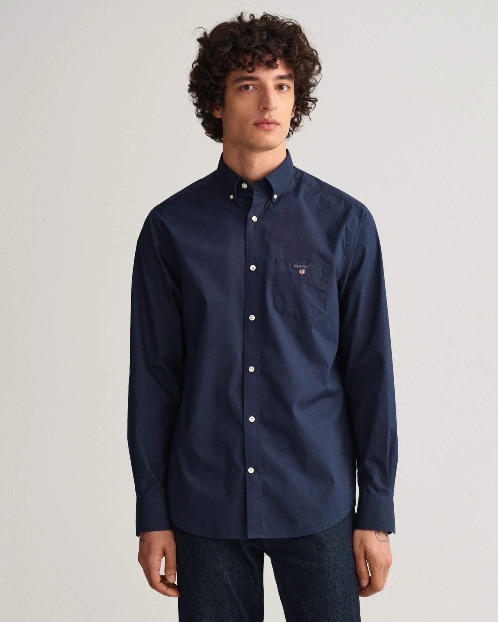 GANT Regular Fit Broadcloth Shirt - Matt O'Brien Fashions