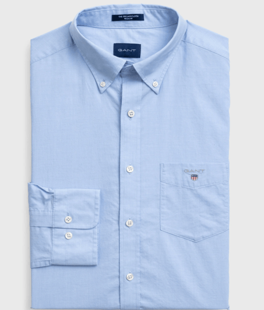 GANT Regular Fit Broadcloth Shirt - Matt O'Brien Fashions