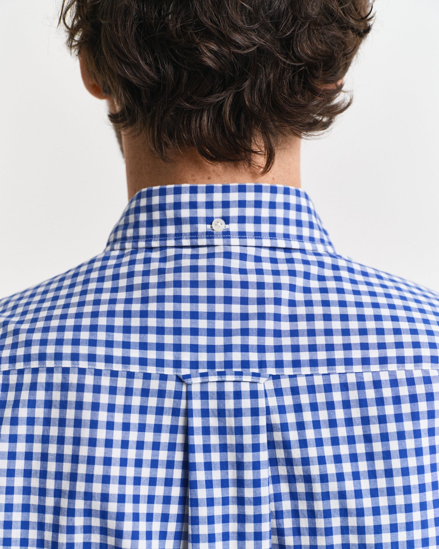 GANT Regular Poplin Gingham Short Sleeve Shirt - Matt O'Brien Fashions