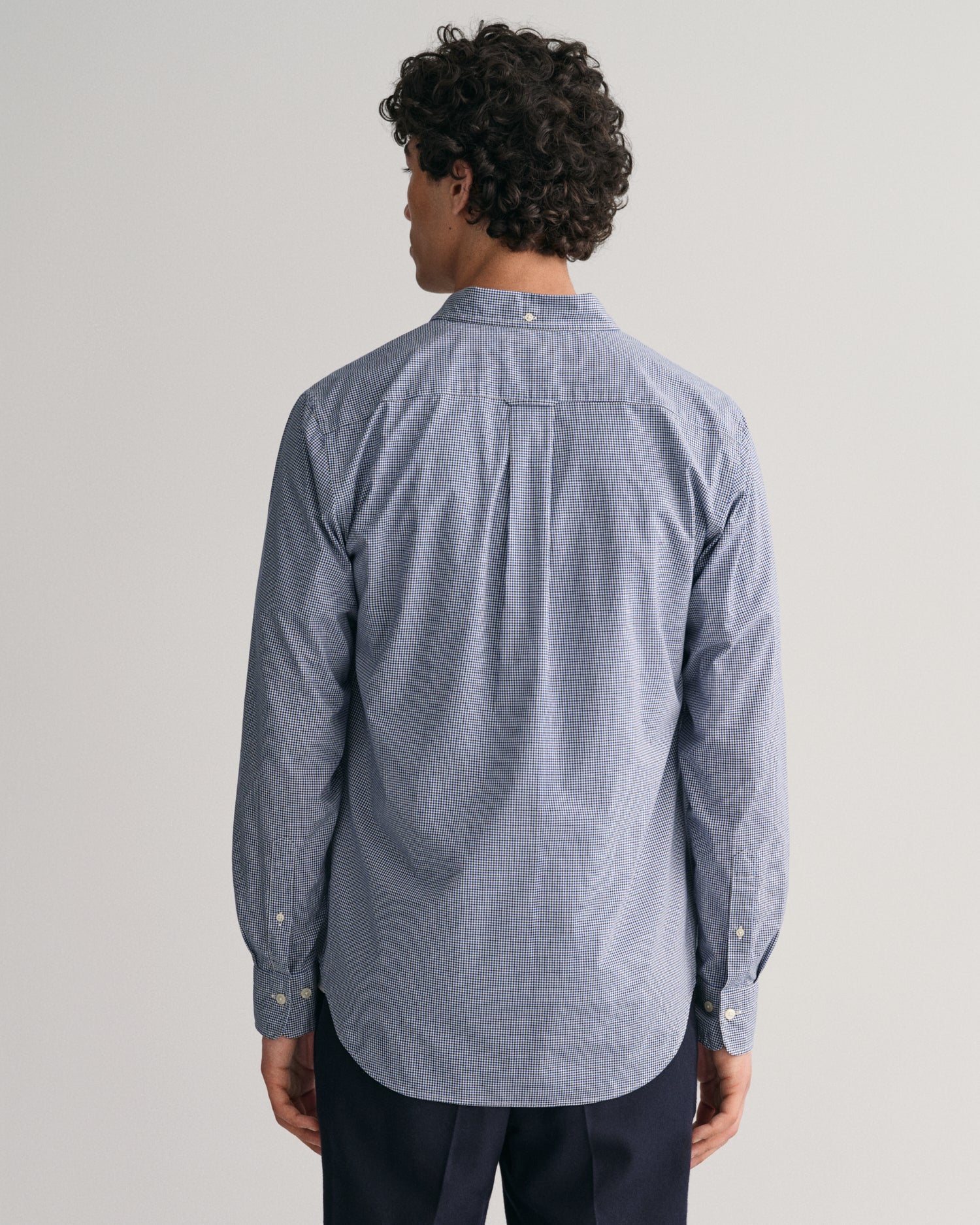 GANT Regular Poplin Micro Check Shirt - Matt O'Brien Fashions
