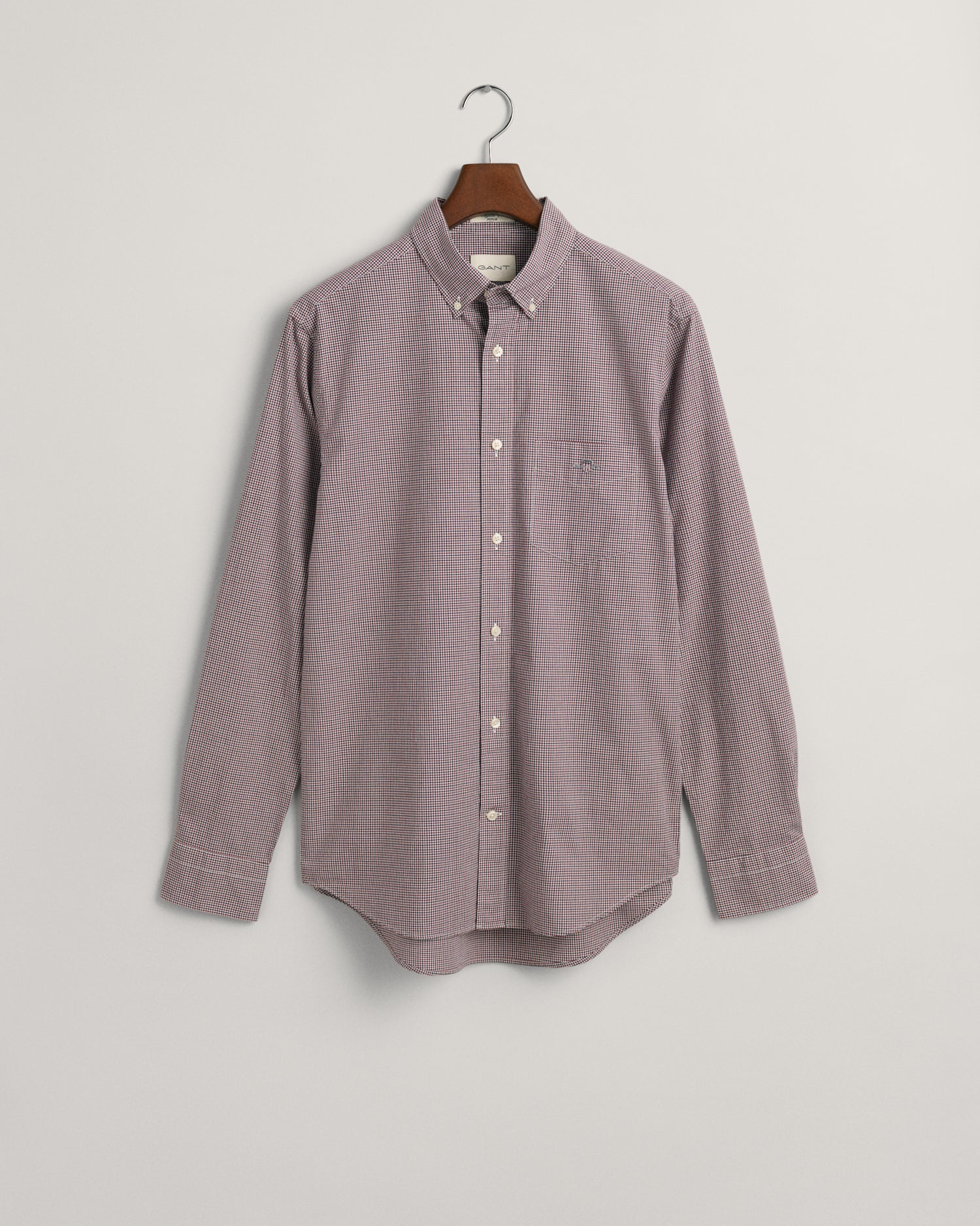 GANT Regular Poplin Micro Check Shirt - Matt O'Brien Fashions