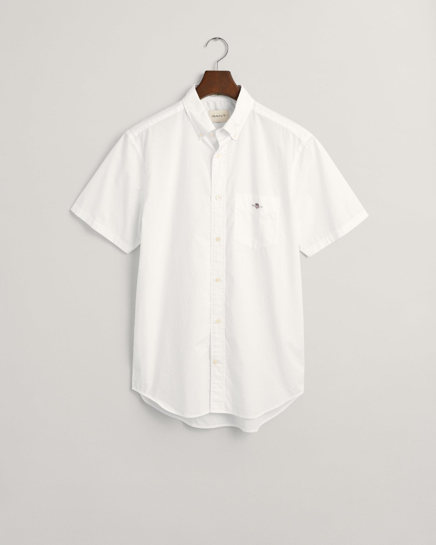 GANT Regular Poplin Short Sleeve Shirt - Matt O'Brien Fashions