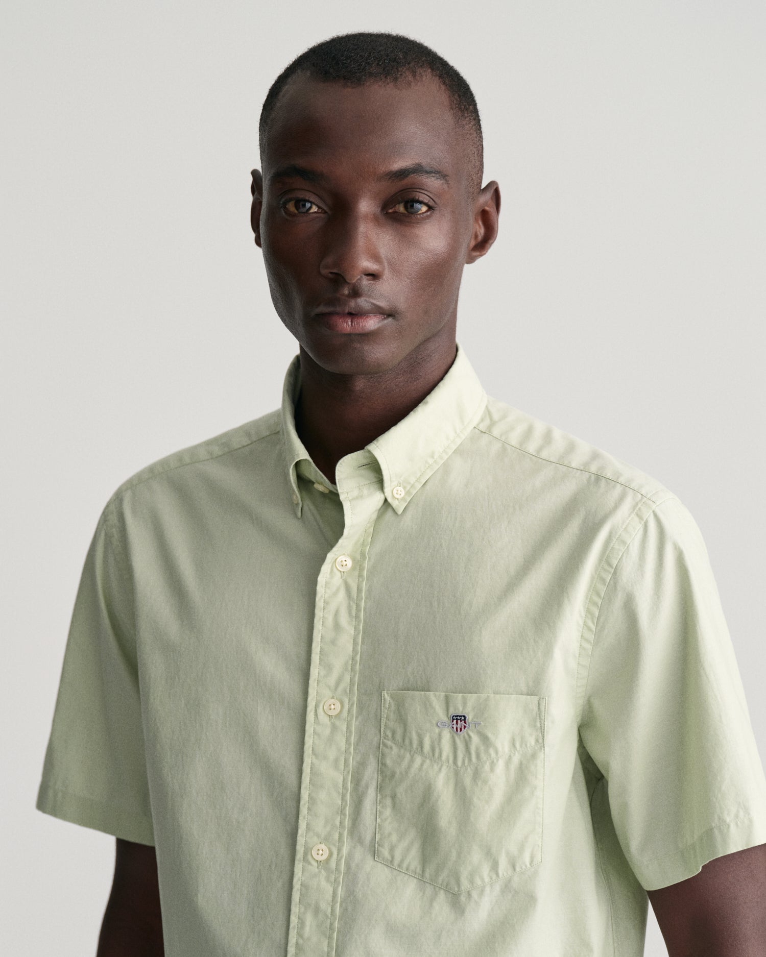 GANT Regular Poplin Short Sleeve Shirt - Matt O'Brien Fashions