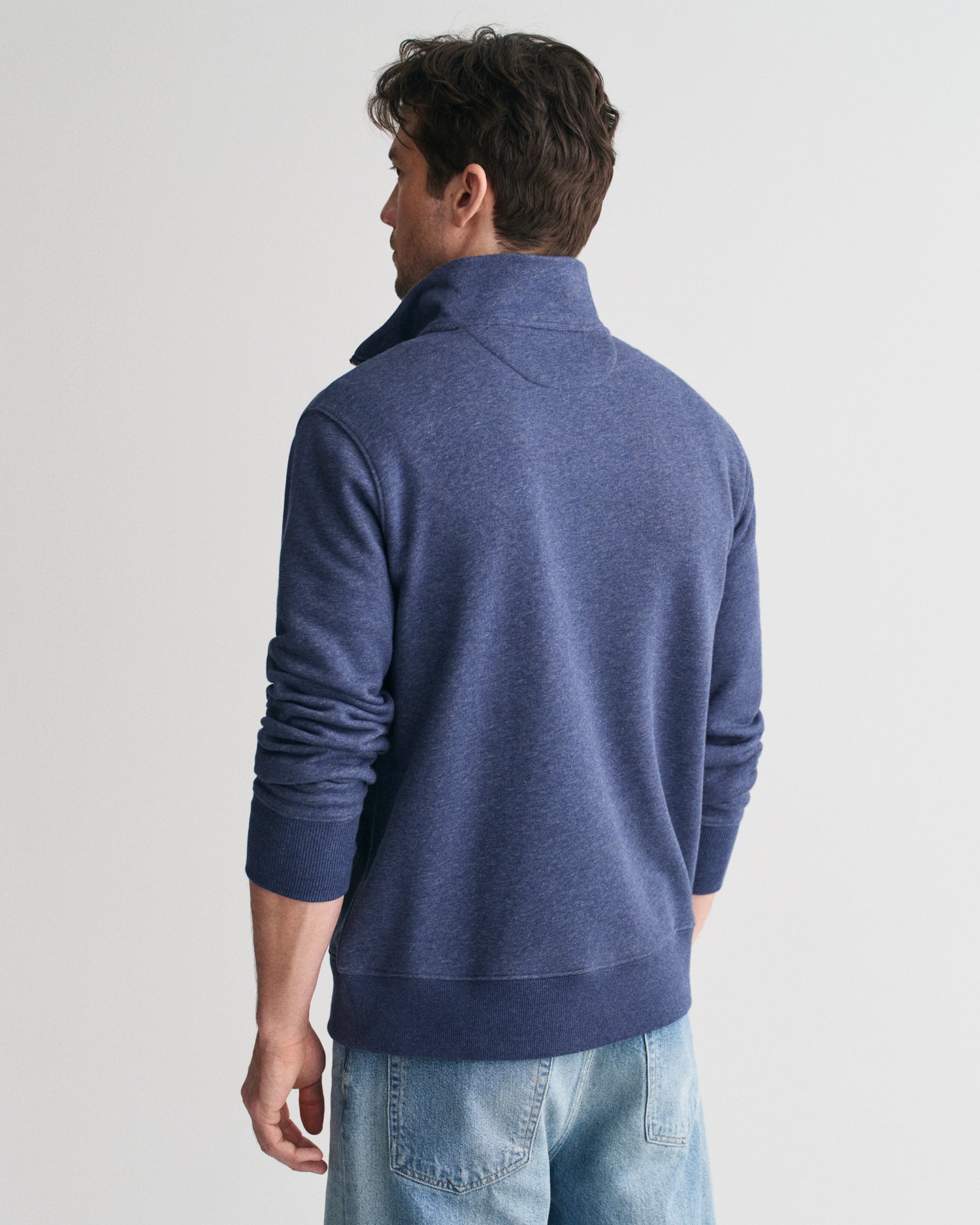 GANT Regular Shield Half Zip Sweatshirt - Matt O'Brien Fashions