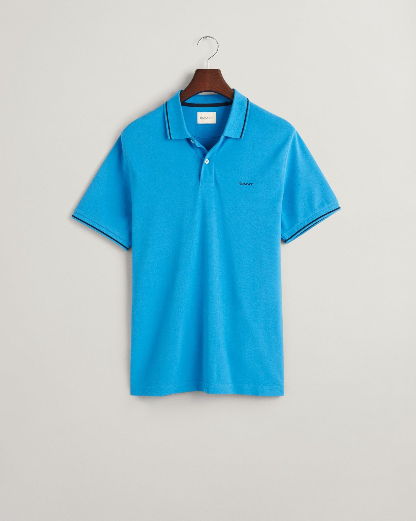 Gant Tipping Short Sleeve Pique Polo - Matt O'Brien Fashions