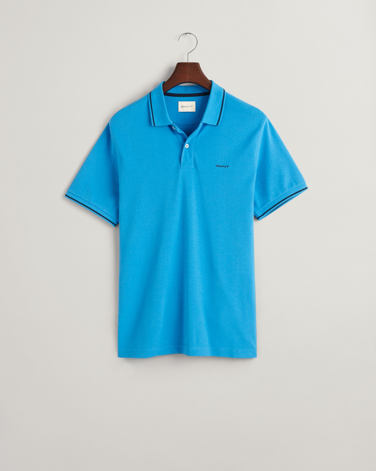 Gant Tipping Short Sleeve Pique Polo - Matt O'Brien Fashions